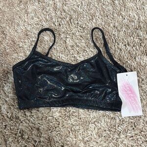 IVY PARK Black Bandeau Smooth Stretch Intimates